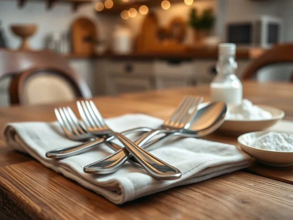 Jak wyczyścić sztućce? Sprawdzone domowe sposoby