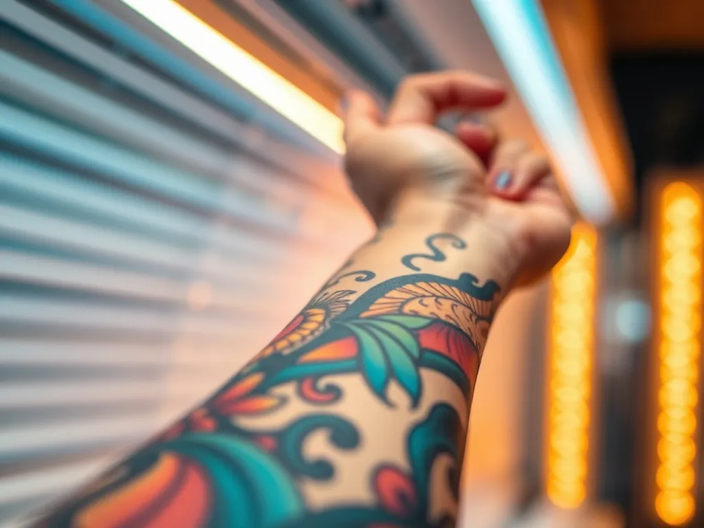 Tatuaż a solarium – czy można z niego korzystać?