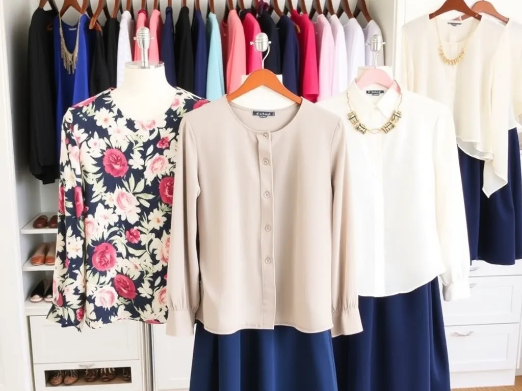 Jaka bluzka do granatowej spódnicy? Przewodnik po stylizacjach